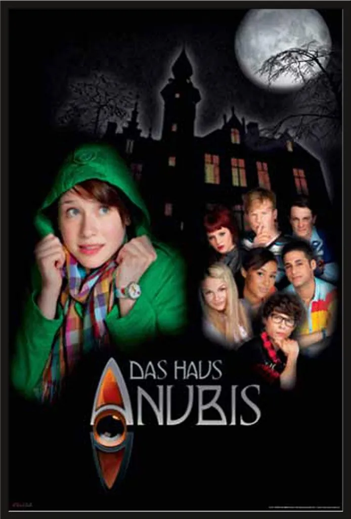Décoration Murale La Maison d'Anubis : Poster avec Cadre Noir et Vitre