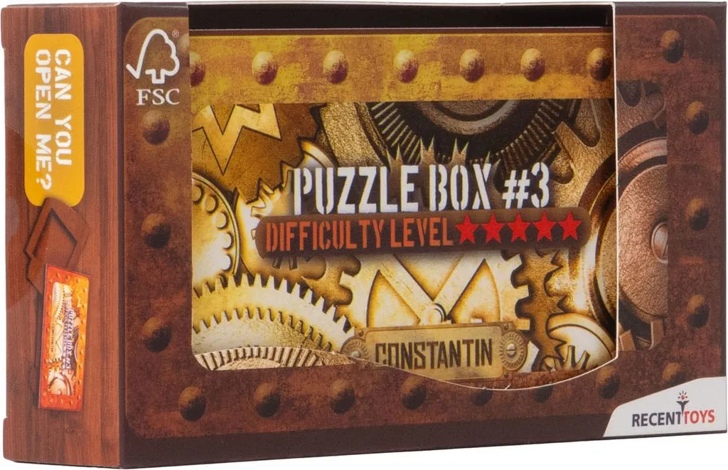 Constantin Puzzel Boîte 3 - Casse-tête avec mécanisme caché complexe
