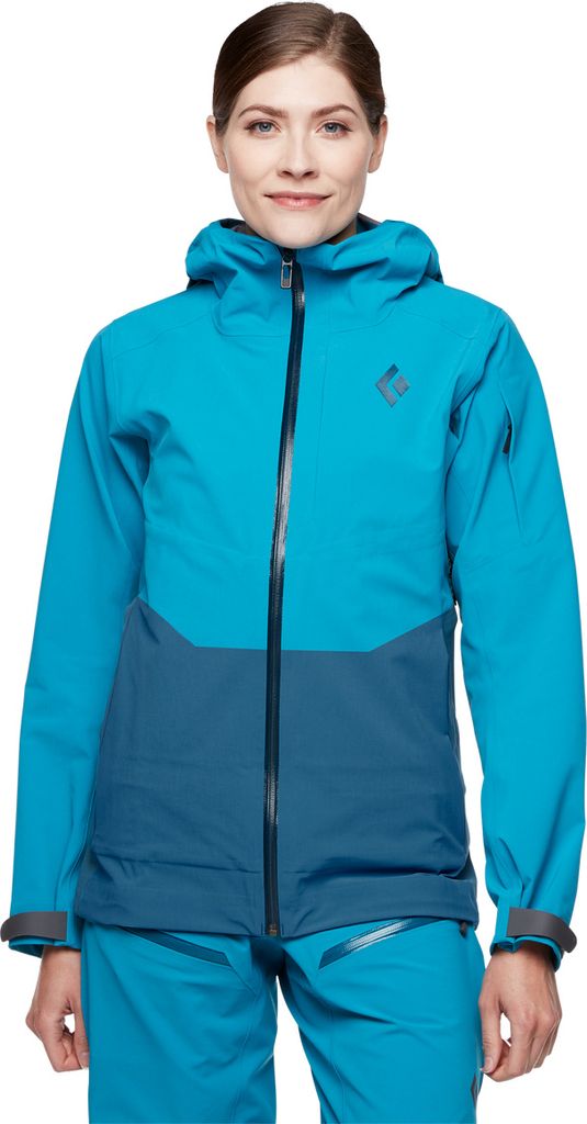 W Recon Stretch Ski Shell, Azul-Azurite, Large, Damen - Black Diamond, APE7O99340LRG1