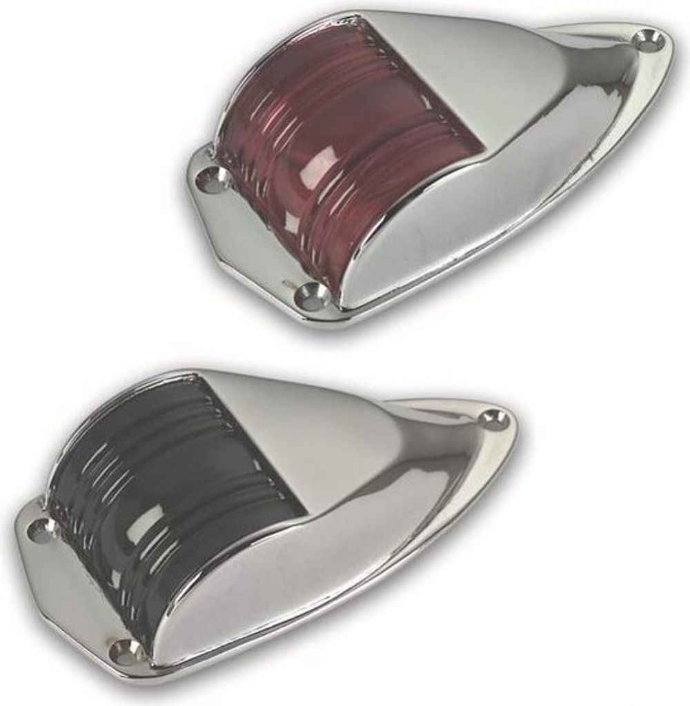 ARC Marine Chrom Navigationslichter Backbord & Steuerbord