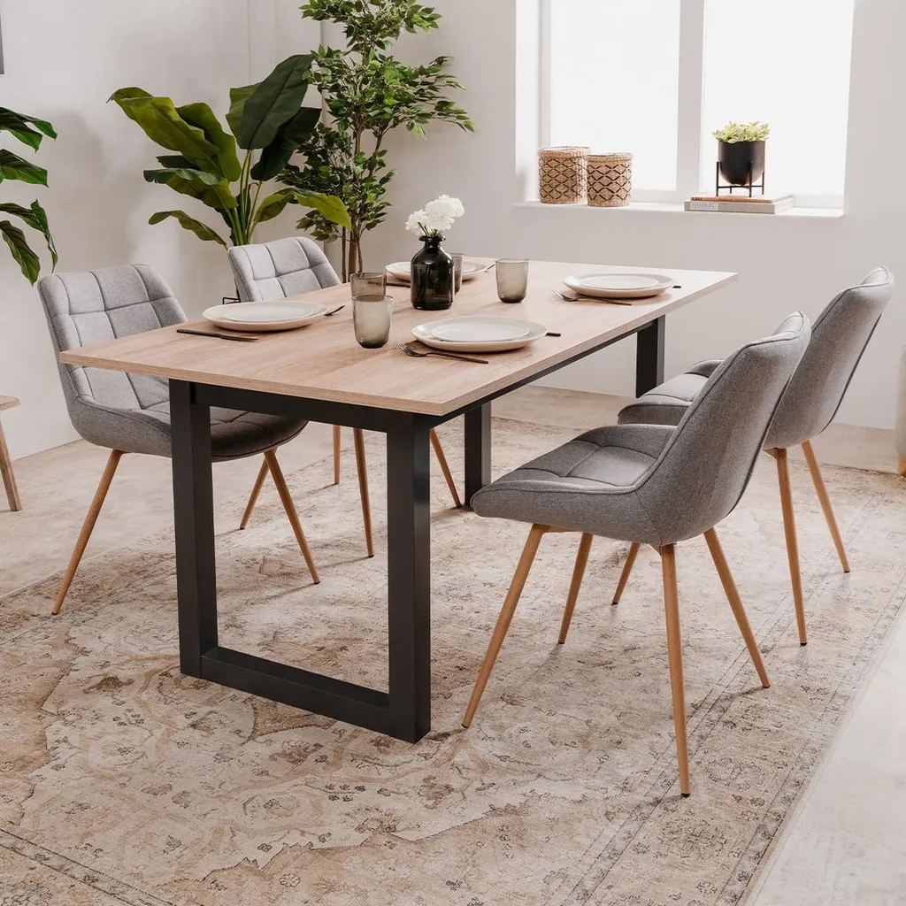 Table de séjour extensible DENVER pour repas de famille et réception - 4