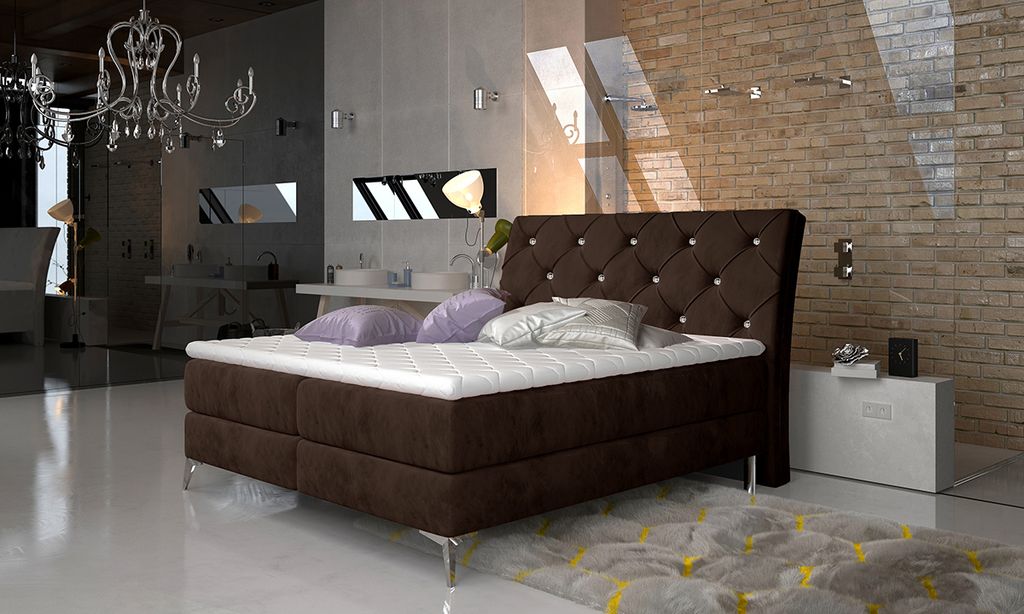NABBI Gepolstert Doppelbett mit Stauraum Freund 160 - Produktbild 