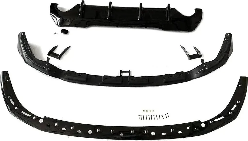 Kit aérodynamique tuning pour pare-chocs avec spoiler et diffuseur