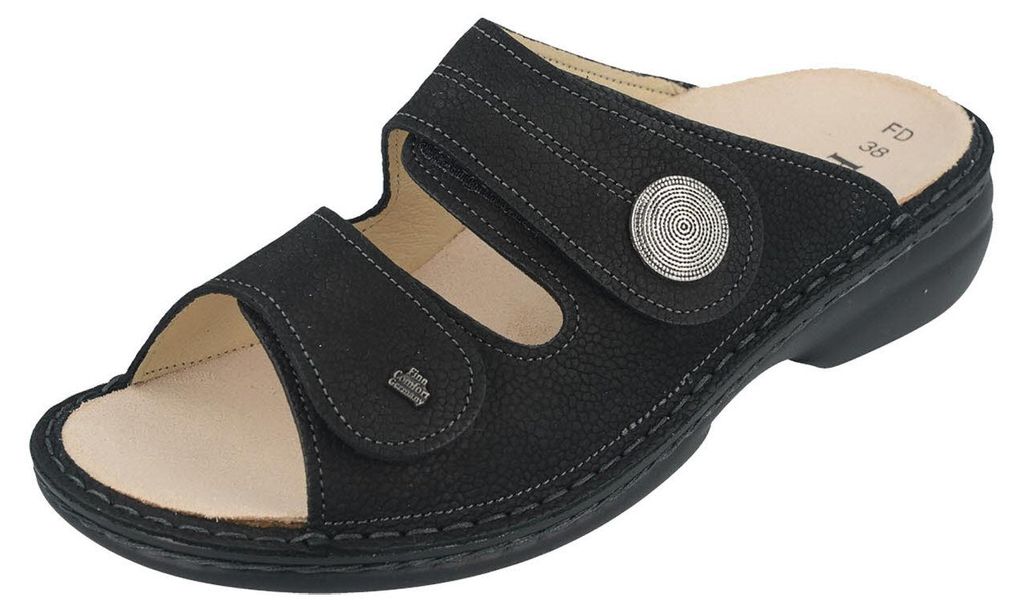 Finn Comfort - Sansibar - Damenpantolette - BLACK Produktbild 