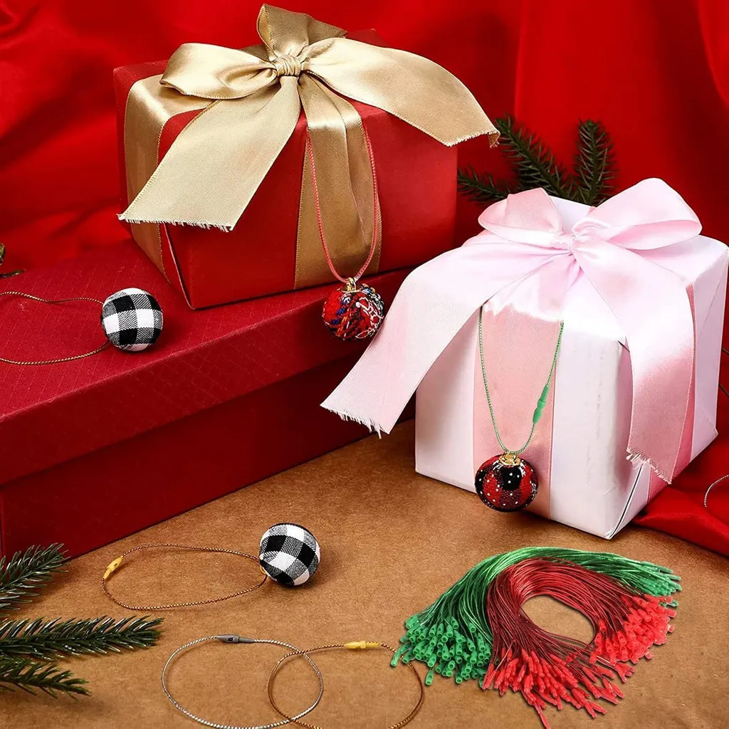 Gancio per Palle di Natale Rosso 200 Pezzi - Alta Tenuta e Flessibilità - 5