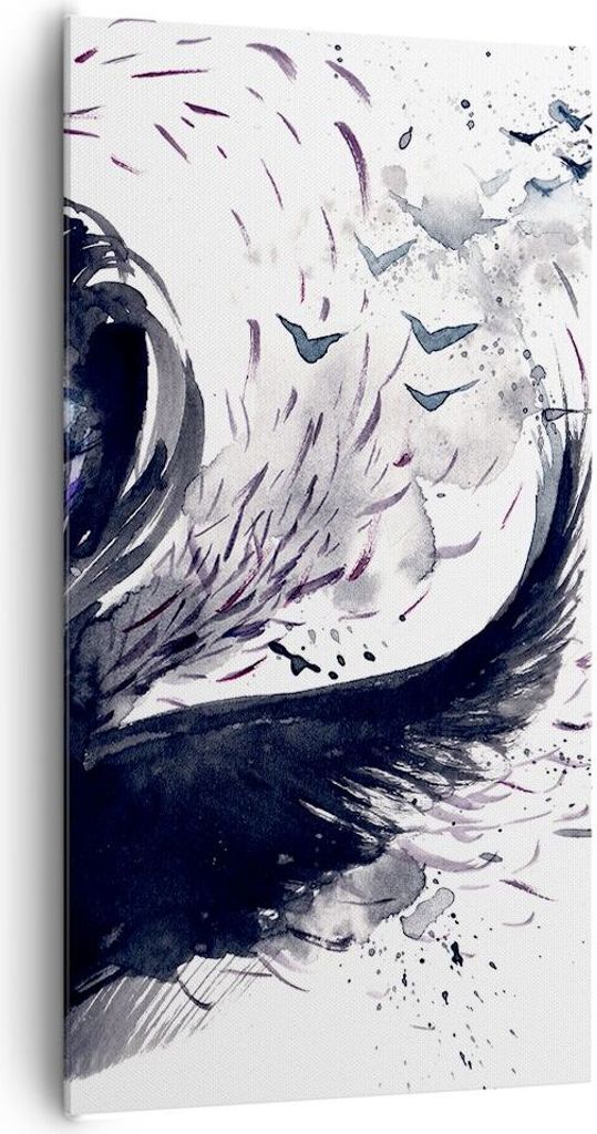 Bild auf Leinwand - Leinwandbild - Erwachsene emotional Fantasie - 65x120cm - Wand Bild - Wanddeko - Leinwanddruck - Bilder - Kunstdruck - Wanddeko...
