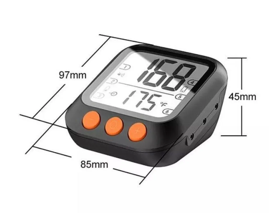 BOT Termometro BBQ Smart DTG1 Bluetooth - Precisione Professionale Carne - 2