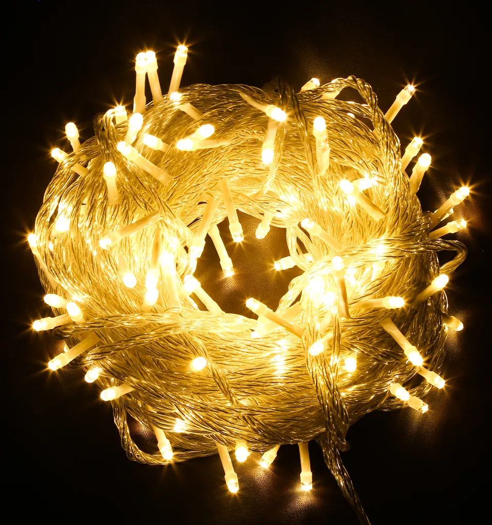 Catena Luminosa 300 LED 30M Bianco Caldo Jopassy Decorazione Giardino