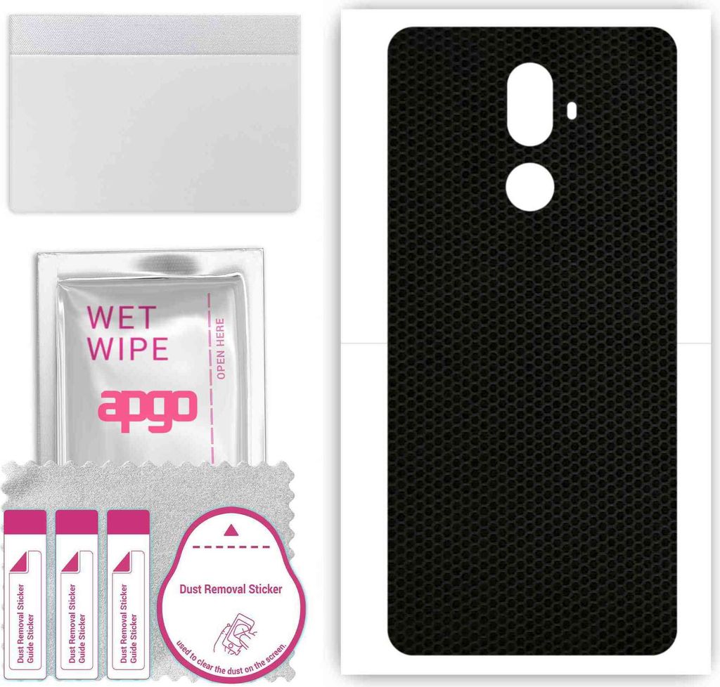 apgo Rückseite Schutzfolie, Skin, kompatibel mit Cubot X18 Plus, Hinten Displayschutzfolie aus Vinylfolie, kratzfest, einfache Montage - Matrix