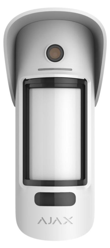 Leergehäuse Ajax MotionCam Outdoor Bewegungsmelder mit Kamera für außen Weiß (HAN 33581)