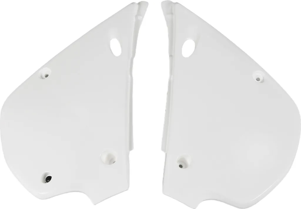 Ouïes Latérales Blanches pour Kawasaki KX 80 1997 - Carénage Moto UFO