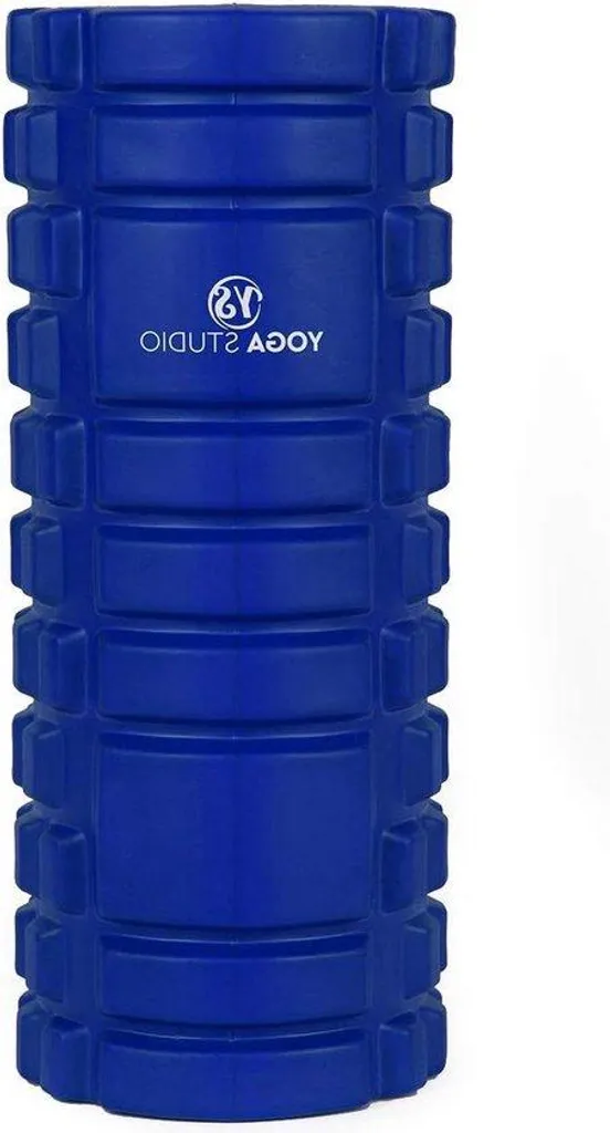 Rouleau de massage bleu foncé pour soulager les tensions musculaires dos