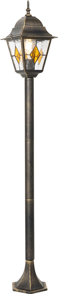 Lampa podłogowa zewnętrzna w stylu vintage, antyczne złoto, Zdjęcie produktu 