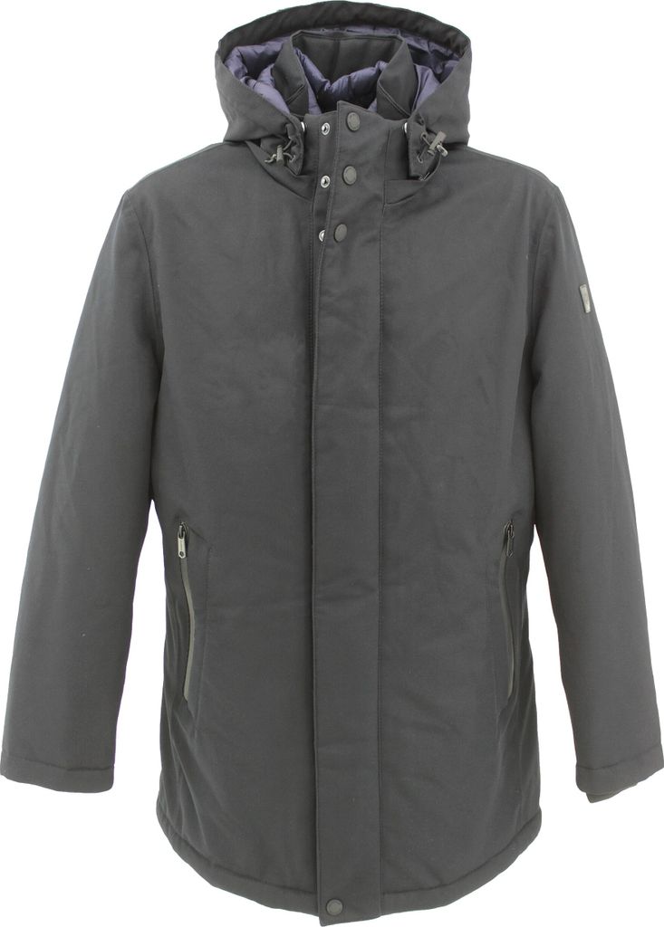 26261 Milestone, Liverpool, Herren Winterjacke Parka Steppjacke Anorak, warm gefütterter Parka, marineblau, 26