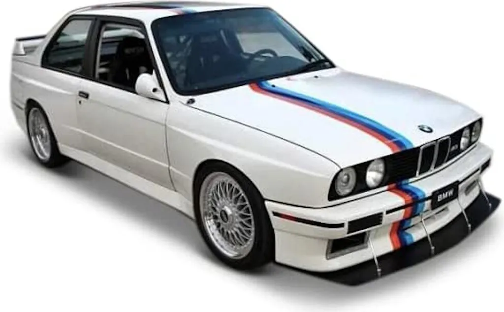 Décorez votre Bureau avec la BMW M3 1988 Miniature 1:24 Blanche de Qualité
