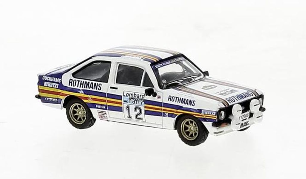 Brekina PKW Ford Escort RS 1800 12 v. Pentti Airikkala, 4.Platz RAC-Rallye ́81 1