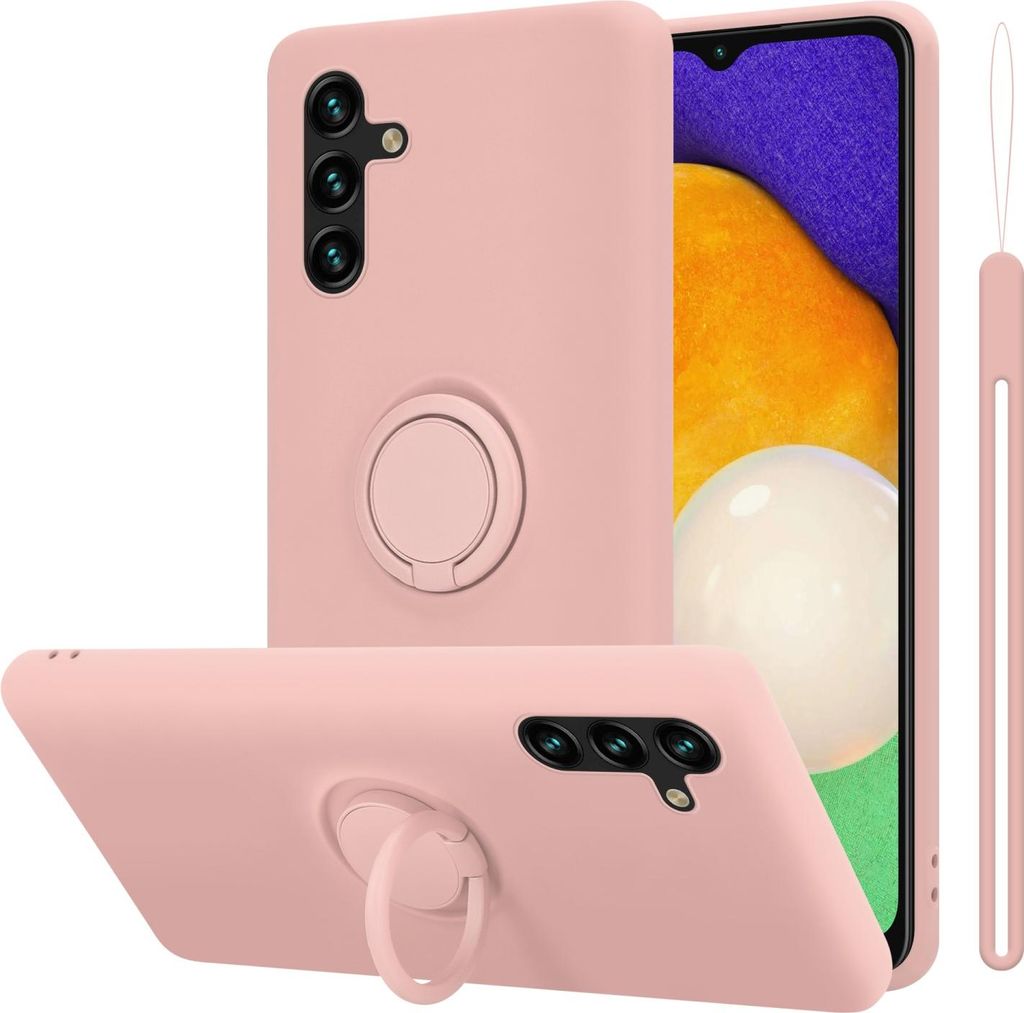 Cadorabo Hülle für Samsung Galaxy A13 5G Schutz Hülle in Rosa Handyhülle TPU Etui Case Cover
