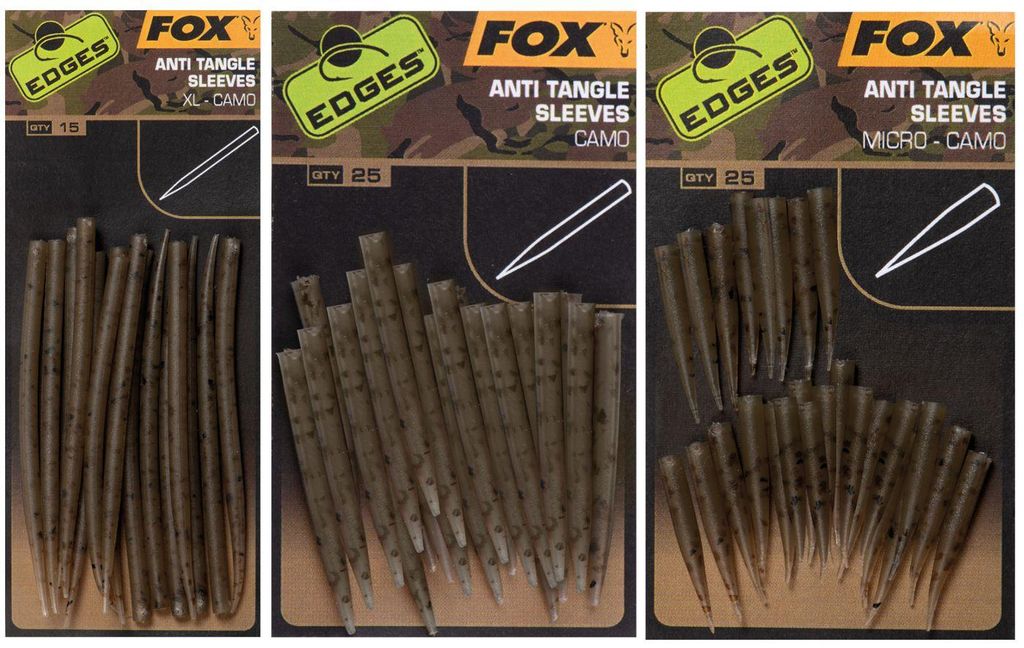 Fox Edges Camo Anti Tangle Sleeves - Tubes, Produktbild 