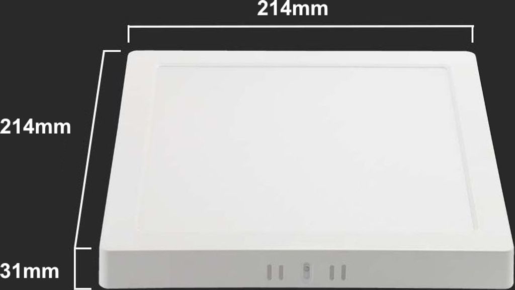 LED Solution Bílý přisazený LED panel hranatý 220 x 220mm Obrázek produktu 3