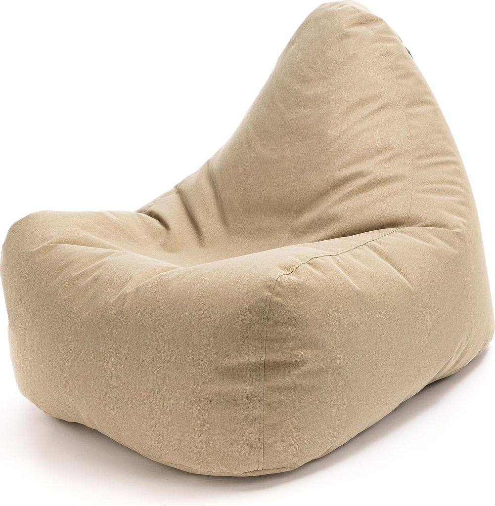 Ecopuf - Sitzsack Bean Bag Outdoor, 70 x 85 x 70 cm - Keiko Sand