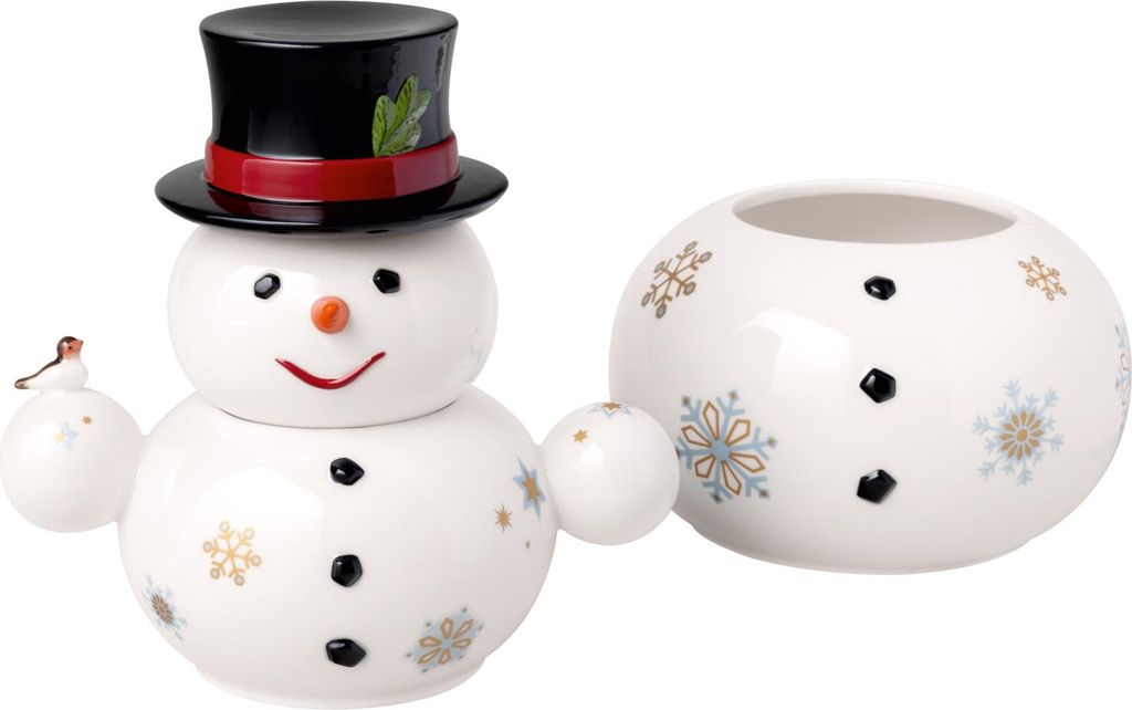 Villeroy & Boch Dose Schneemann BHT 18x31x20.50 cm bunt Produktbild 