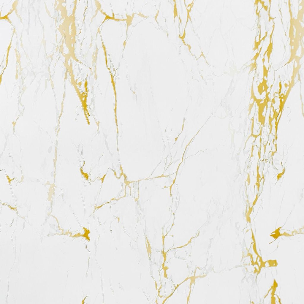 Klebefolie Möbel 45x50 cm - Marmor Gold/Weiß - Selbstklebende Möbelfolie im Deko-Stil - Klebefolie für Möbel ideal für Küche, Bad und DIY Pr...