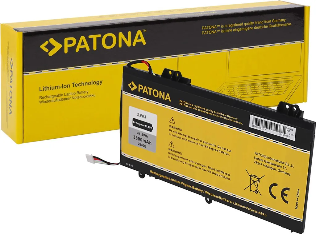 Batterie HP Pavilion 14-AL SE03XL SE03 849988-850 PATONA Premium