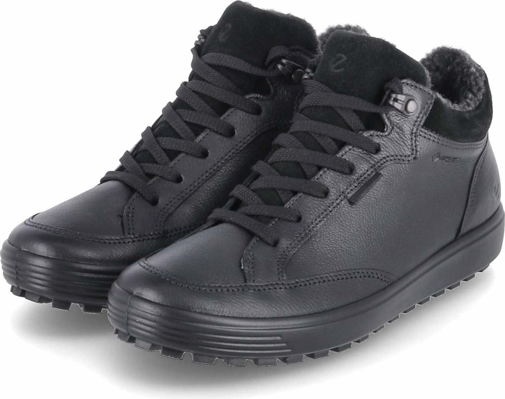 ECCO Damen Outdoorschuhe Stiefeletten SOFT 7 TRED W Schwarz Glattleder wasserfest Größe: 42