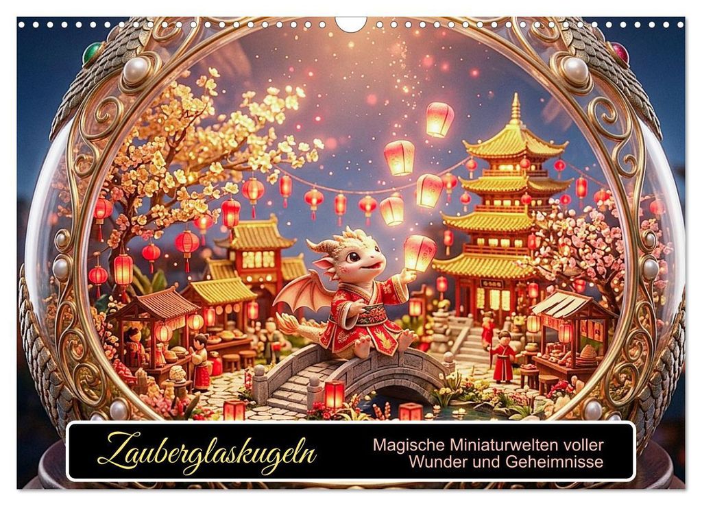 Zauberglaskugeln (Wandkalender 2027 DIN A3 quer), CALVENDO Monatskalender