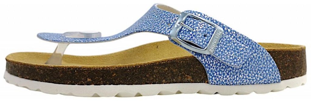 Superfit Pantolette Blau in Gr. 38