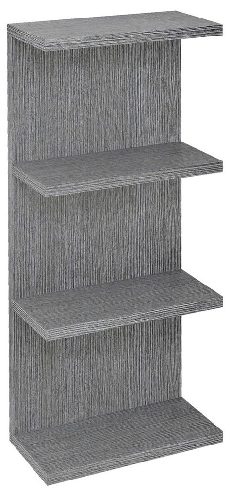 Sapho RIWA offenes Regal 30x70x15cm, Silbereiche