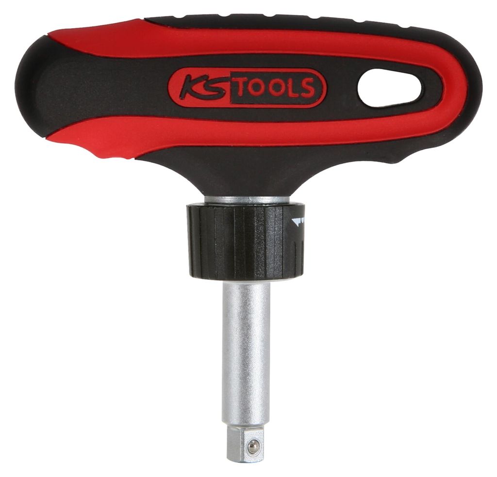 KS Tools 1/4 ERGOTORQUEmax T-Griff-Umschaltknarre, 45 Zahn