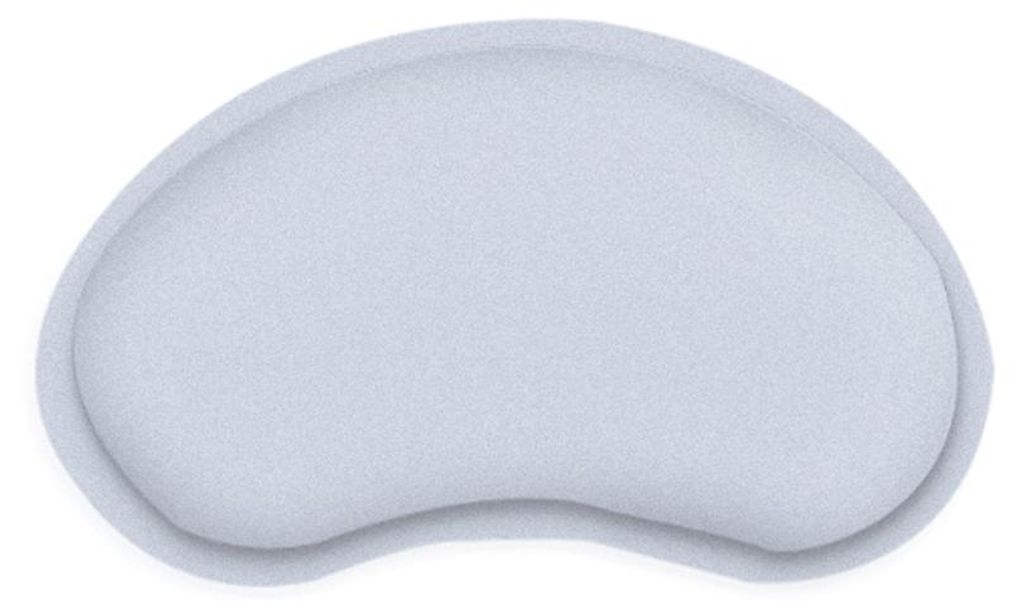 Ergonomische Maus-Handgelenkauflage Soft Memory Foam Maus-Handgelenkauflage Tragbare Anti-Rutsch-Handgelenkauflage Handgelenkstuetze Grau