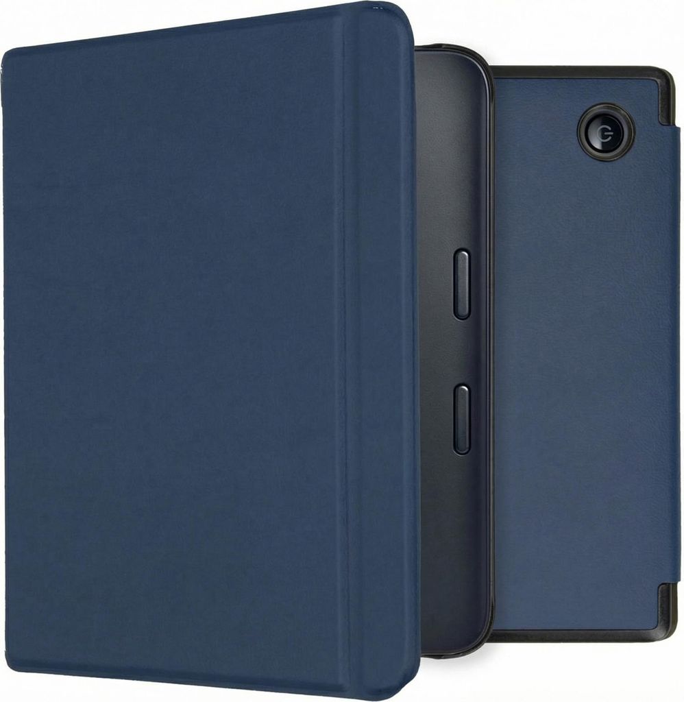 imoshion Slim Hard Case Klapphülle Kobo Libra 2 / Tolino Vision 6 - Dunkelblau