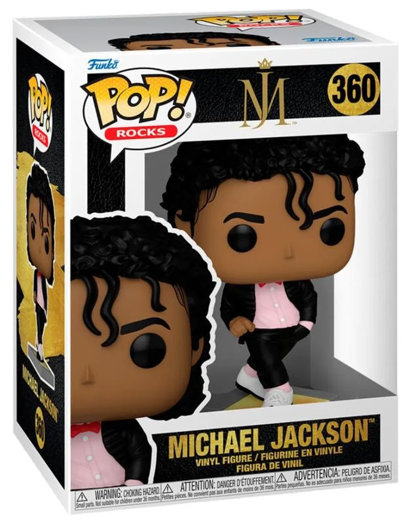 Figurine Pop Michael Jackson Billie Jean : statuette collector vinyl 10cm