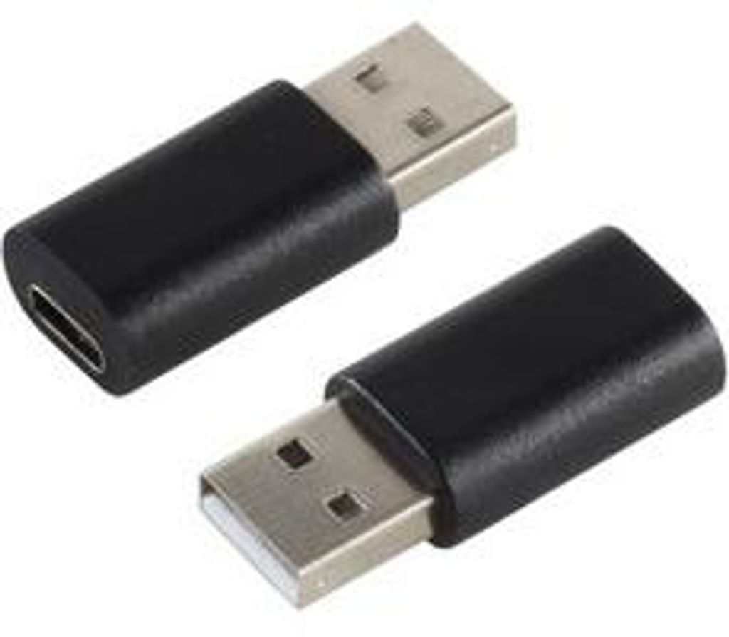Adapter USB 2.0 A Stecker auf USB 3.1 C Buchse