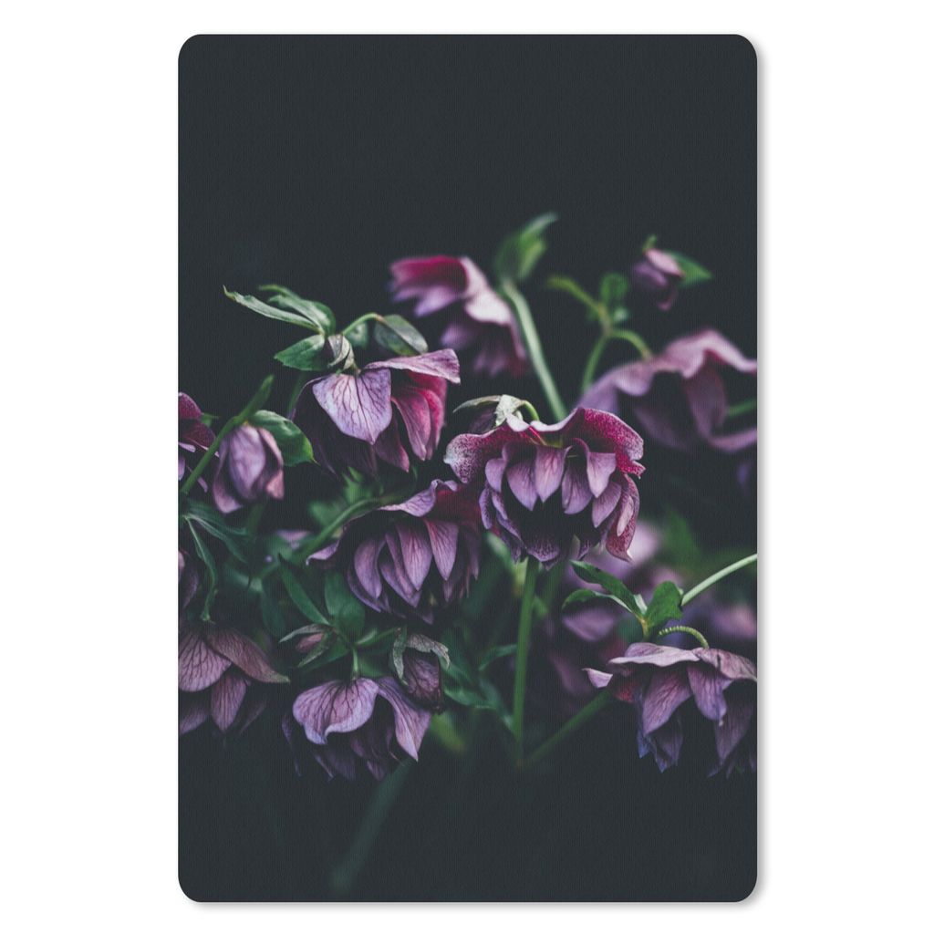 MuchoWow Mauspad Mousepad Blumen - Hell - Rosa 18x27 cm - Mousepads - Maus Mat - Pad - Mausunterlage