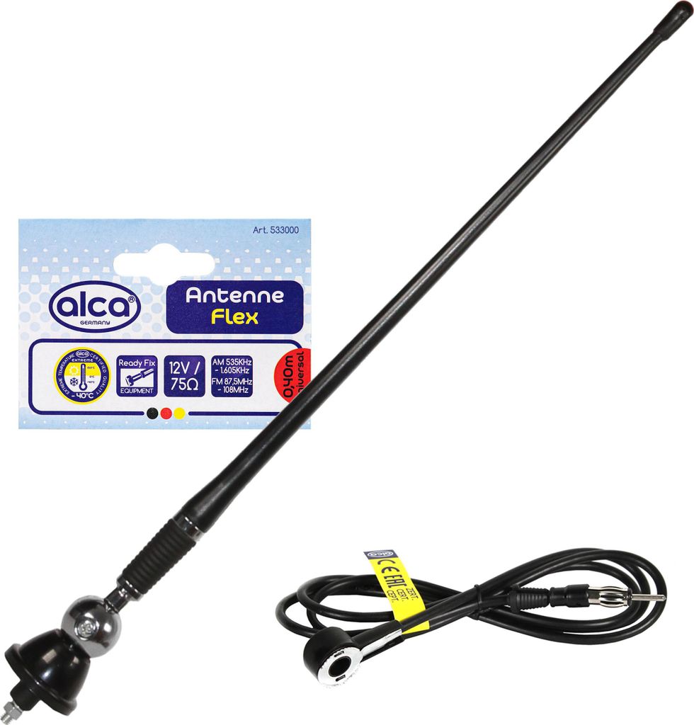 alca® Autoantenne Dachantenne universal 40cm Radio AM/FM Produktbild 