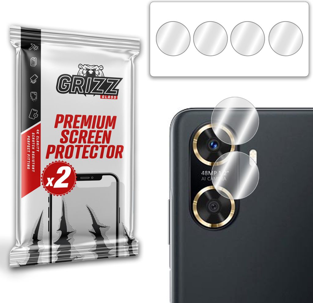 GrizzGlass Kameraglas HybridGlas Kamera für Huawei Enjoy 60