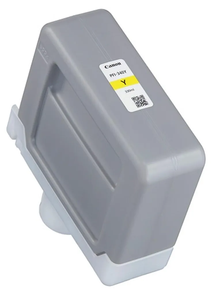Réservoir d'encre Jaune Canon PFI-340 Original de 330 ml pour Traceur