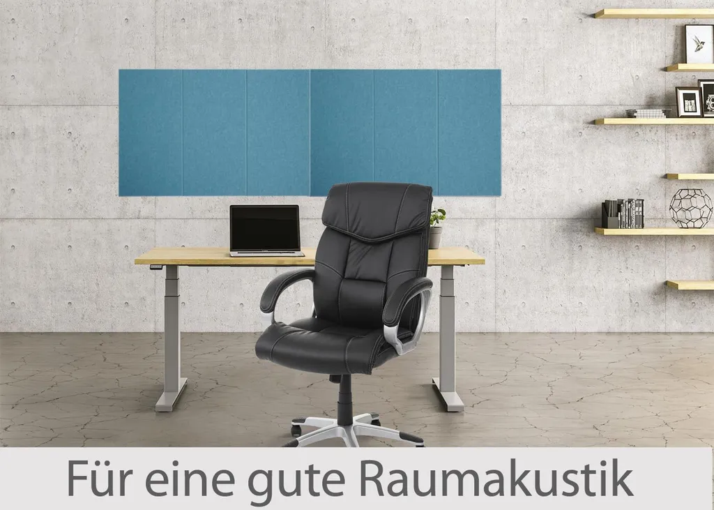 Panneau Acoustique Bleu Insonorisant Surface 1qm Format 60x30cm Lot 6 - 9