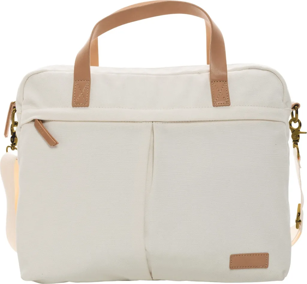 XD Collection - Borsa per laptop, materiale riciclato, 12 litri XD667 (taglia unica) (bianco naturale)