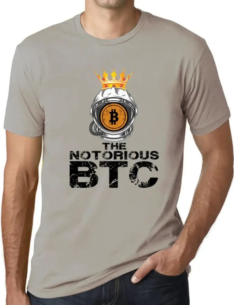 Herren Grafik T-Shirt Bitcoin berüchtigt btc Krone hodl Krypto-Händler – Bitcoin Notorious Btc Crown Hodl Crypto Traders – Öko-Verantwortlic...