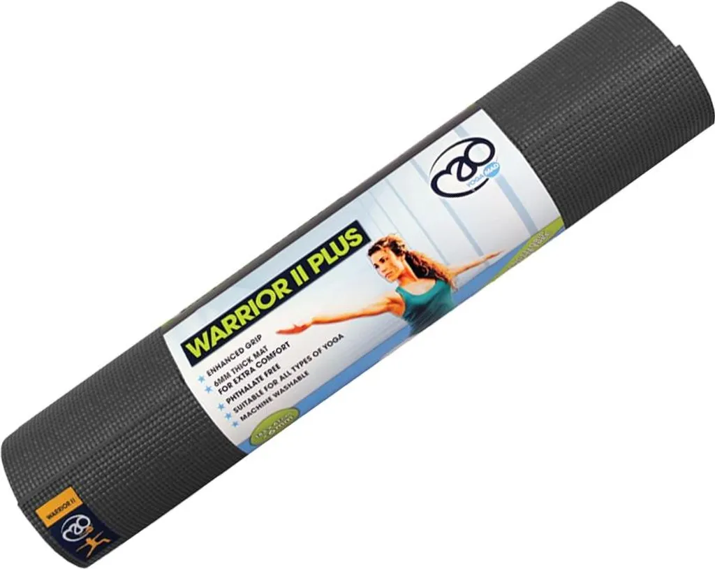 Tapis de Yoga 6mm Épais Fitness-Mad Warrior II Plus Haute Adhérence