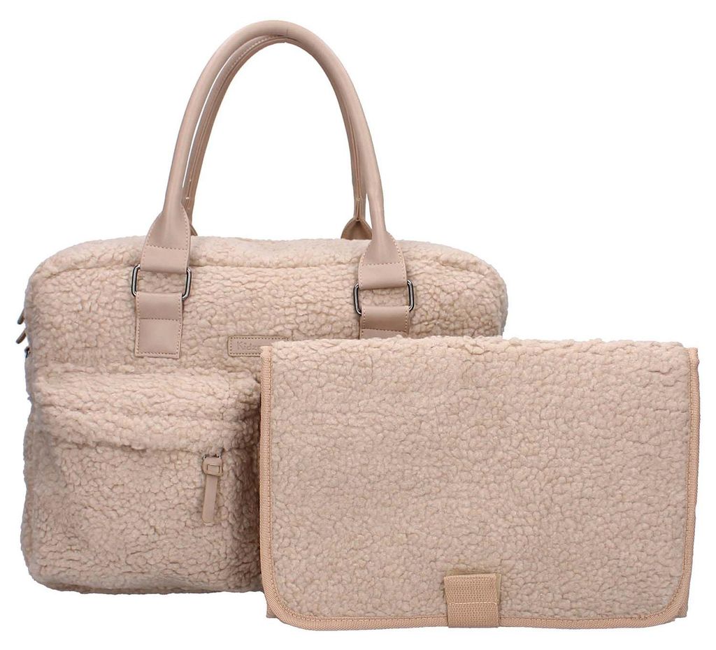 Wickeltasche Sherpa Tiny - 28 x 40 cm - Beige | by SEVIRA KIDS