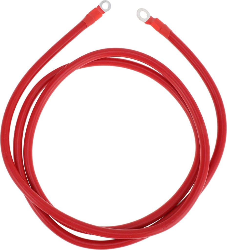 210cm 4AWG Batterie-Wechselrichterkabel 3/8" 5/16" Batteriekabel verzinntes Kupfer Rot OT Typ 1 Stk