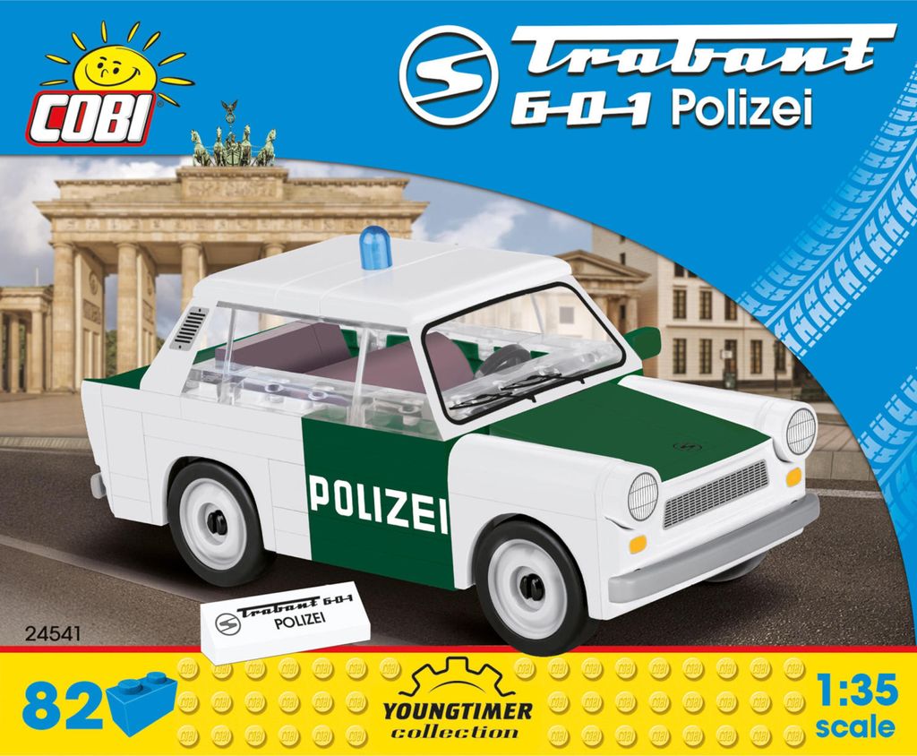 COBI Trabant 601 Polizei, Bausatz, 5 Jahr(e), Kunststoff, Produktbild 