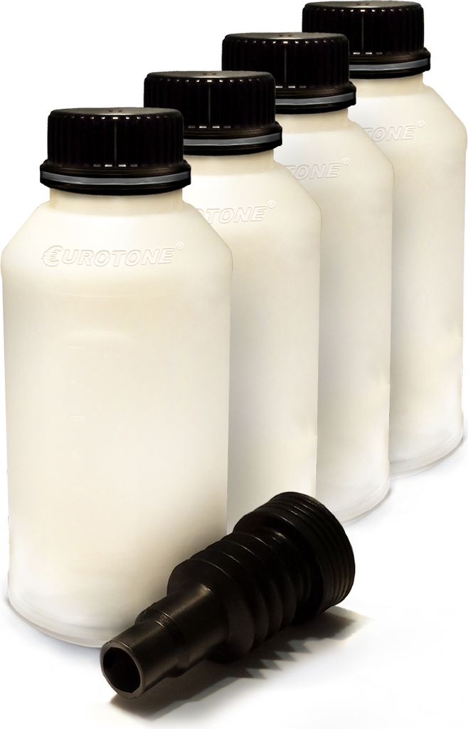 4x Eurotone Nachfüll Pulver Alternative für Utax 4423510010 Black Schwarz