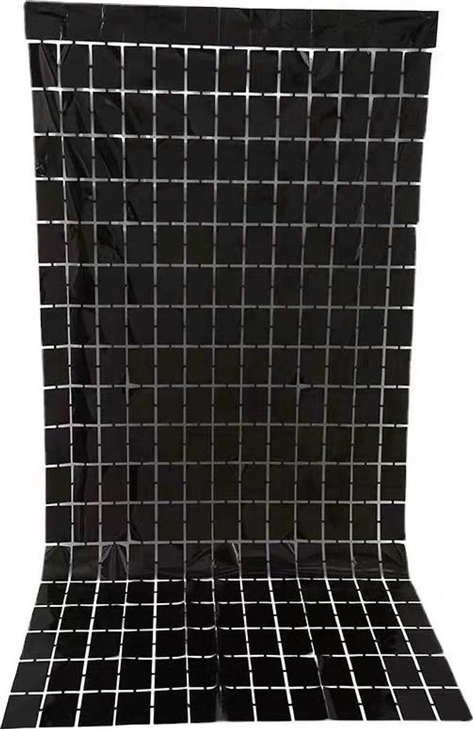 SCHWARZER Flächenvorhang Hintergrund Fotowand 2x1m