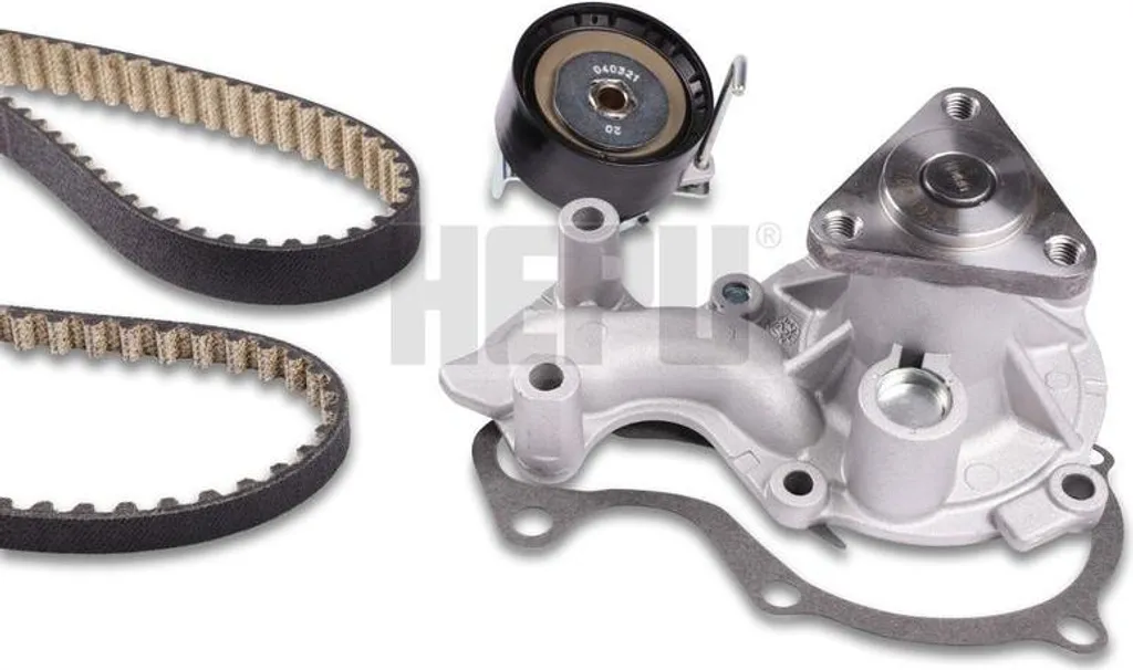 Kit courroie de distribution HEPU PK02612 avec pompe à eau OE